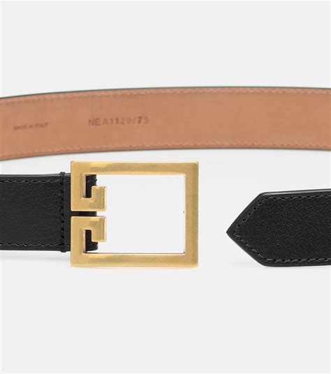 givenchy double g leather belt women